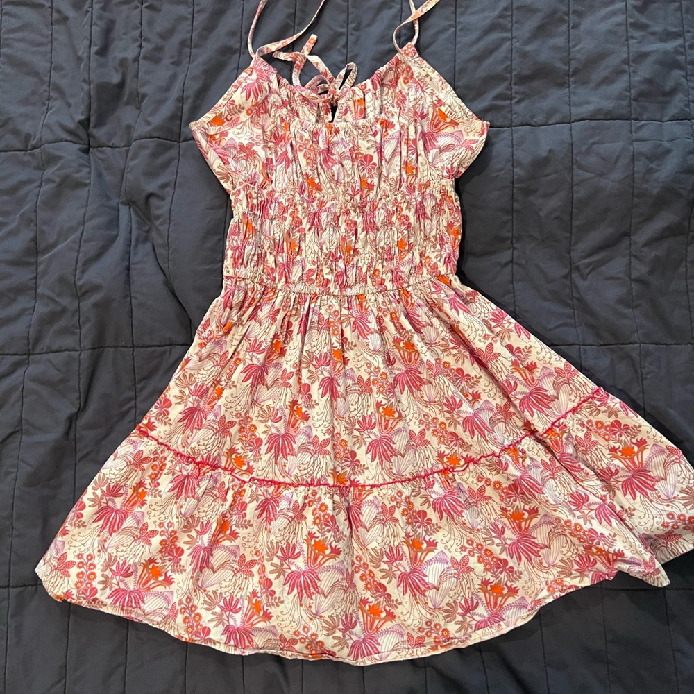 Floral Pink cottagecore Dress